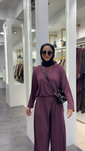Etek Pantolon Süprem Oysho Takım Bordo