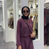 Etek Pantolon Süprem Oysho Takım Bordo