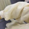 Ters Dikiş Vual Elbise Tereyağı Sarısı